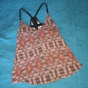 ⭐️3/$12⭐️Orange & Black Tank Top